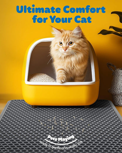 Double-Layer Cat Litter Trapping Mat