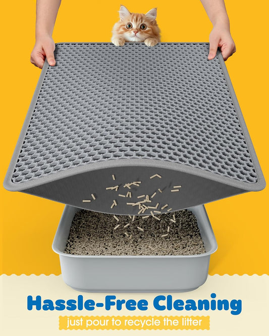 Double-Layer Cat Litter Trapping Mat